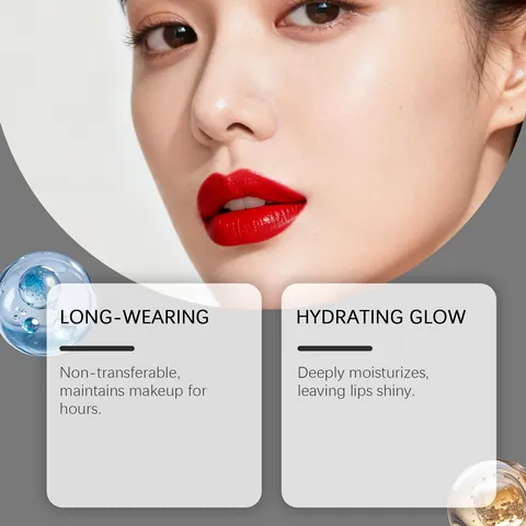 Matte Red Lip Gloss And Lip Liner Long Lasting Hydrating Lip Makeup Kit Lipsy Brand Ampoule For Women Daily Beauty Gift