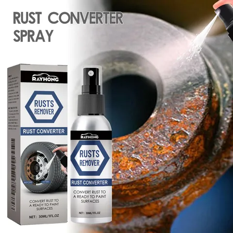 Rayhong Rust Converter Spray Automotive Wheel Cleaning Renovation Lubricant Quick Action Metal Rust Removal Spray