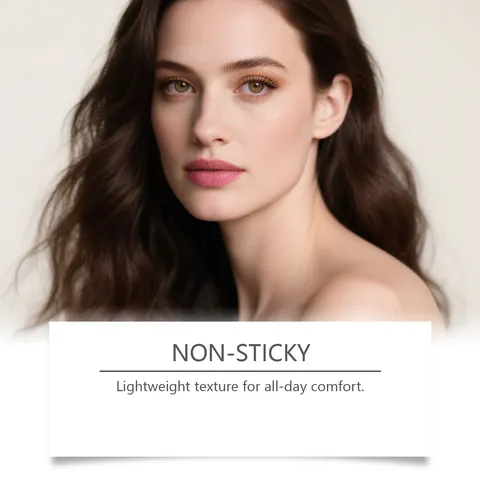 zephoco Lápiz Labial Hidratante Suavizante Nude Natural Ligero No Pegajoso Maquillaje de Labios Hidratante de Larga Duración para Mujer