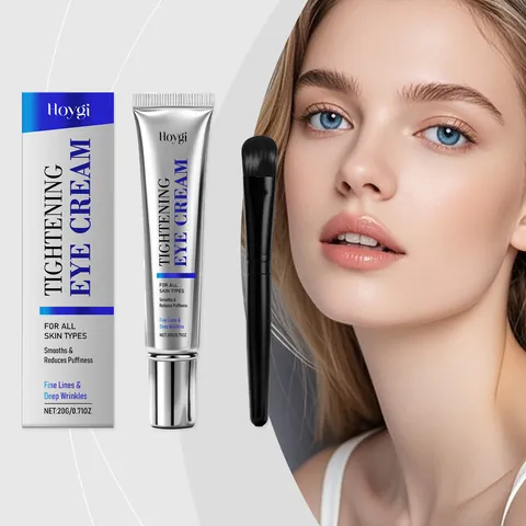 HOYGI Straffende Augencreme Mit Massagebürste Retinol Kollagen Schwellungen Linderung Feuchtigkeitsspendende Tägliche Augenpflege