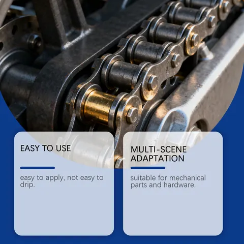 JAKEHOE Multi-purpose White Lithium Grease 100g With Brush Rust Prevention Lubricant For Gears Chains Hinges Maintenance