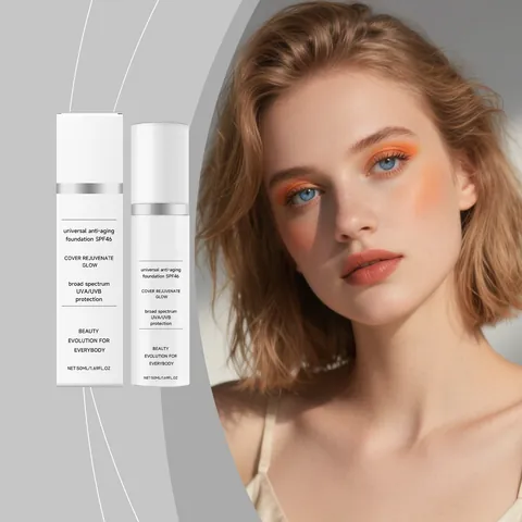 Anti-Aging Flüssige Grundierung LSF 46 Breitband Hydratisierende Kaschierende Foundation Für Natürliches Mattes Finish