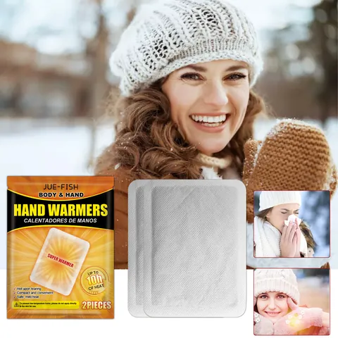 Parche de Calor Corporal Portátil Desechable Autocalentable Tela No Tejida Calentador de Manos de Invierno Protección Contra el Frío