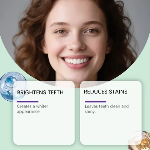 Dentifrice Blanchissant Feimuko Protection des Dents Sensibles Nettoyage Doux Goût Menthe Citron Vert Soins Dentaires Quotidiens Haleine Fraîche