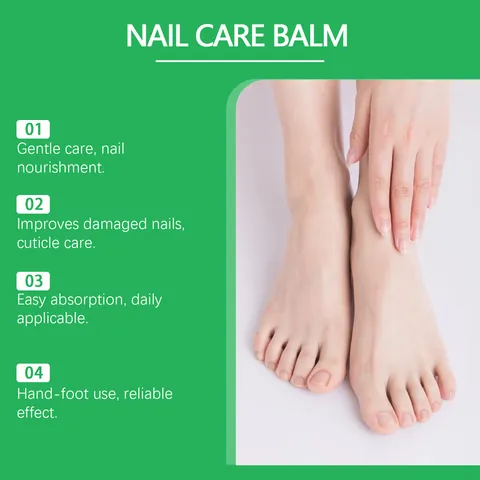 JAYSUING Balsamo per la Cura delle Unghie 30g Formula Vegetale Estratto di Zenzero per la Riparazione delle Unghie Mani e Piedi