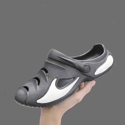 Unisex Thick Sole Clog Shoes Breathable Garden Sandals Beach Slippers Fashion Casual Outdoor Footwear Two-Way Wear