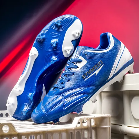 Professional Soccer Shoes Firm Ground FG Cleats Breathable Synthetic Leather Football Boots Training Sneakers For Youth Men Women