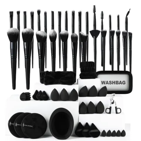 Professional Synthetic Fiber Makeup Brush Kit For Eyeshadow Powder Blending Face Contouring Beauty Tools Women Daily Cosmetic Collection
