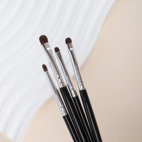 Ensemble de Pinceaux de Maquillage Professionnel H525 Pinceau à Contour du Nez Biseauté H526 Pinceau Enlumineur pour Détails Yeux