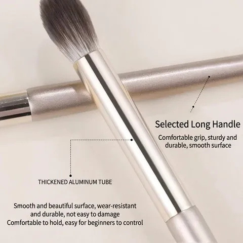 Professional Makeup Brush Set Gold Synthetic Fiber Powder Foundation Eyeshadow Blending Brushes With Bag Beauty Tools
