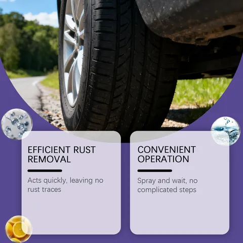 Hikmarion 100ml Multi-Purpose Rust Remover Spray For Car And Home Metal Surface Cleaning Lubrication And Maintenance