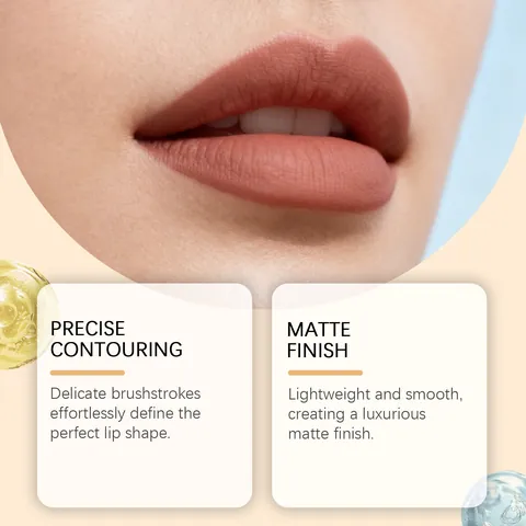 Crayon à Lèvres Mat Cacao Ingrédients Cosmétiques Lisse Longue Tenue Imperméable Crayon de Contour de Précision Pour Maquillage Femme