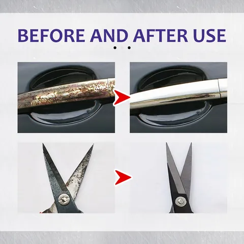 Multipurpose Metal Rust Remover Spray For Car Wheel Polish And Refurbishment Stainless Steel Faucet Cleaning Tool