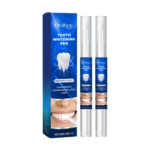 Professional Tooth Whitening Pen Set Effective Teeth Stain Remover Whitening Essence Gel Portable Oral Care Kit For Adults