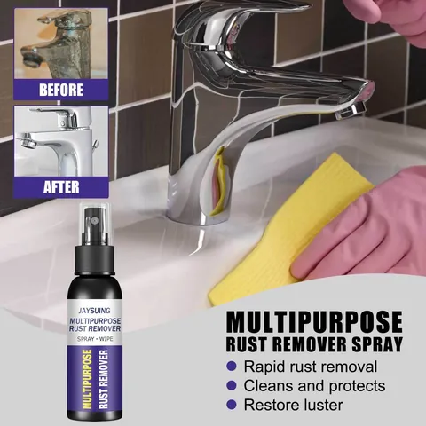 Multipurpose Metal Rust Remover Spray For Car Wheel Polish And Refurbishment Stainless Steel Faucet Cleaning Tool