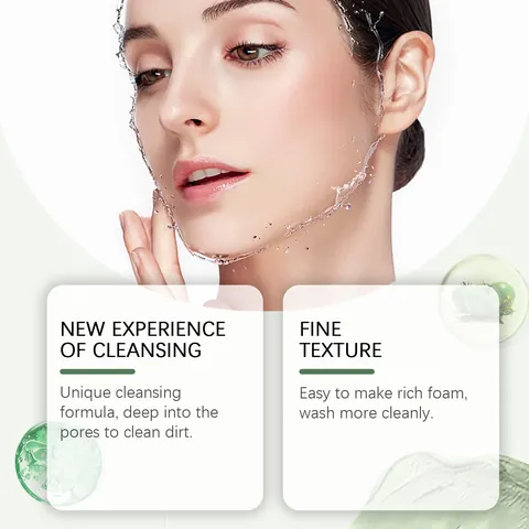 HOYGI Green Tomato Clay Pack Cleanser Deep Pore Cleaning Oil Control Moisturizing Gentle Facial Wash For All Skin Types