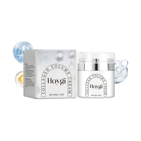 Crème au Collagène Hoygi pour le Visage Hydratante Raffermissante Soins de la Peau Anti Âge Crème Visage Hydratante pour Tous Types de Peau