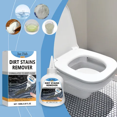 Jue Fish Τζελ Αφαίρεσης Λεκέδων Πολλαπλών Χρήσεων Βαθύς Καθαρισμός Απολιπαντικό για Κουζίνα Μπάνιο Τουαλέτα Οικιακές Επιφάνειες