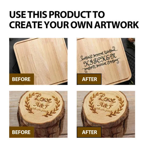 JUE FISH Pasta para Quemar Madera Pasta de Quemado Activada por Calor Para DIY Madera Cuero Lienzo Papel Arte de Pirograbado