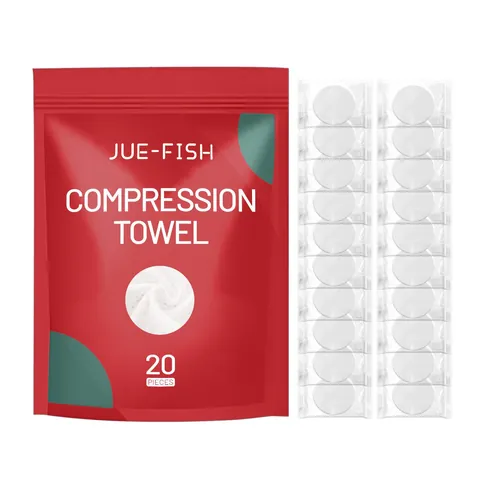 Disposable Compressed Towels Portable Pure Cotton Travel Face Towels Highly Absorbent Wet Dry Dual Use Cleaning Tissues