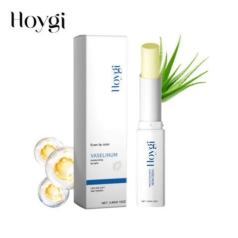 Hoygi Hydraterende Lippenbalsam Lippenverzorging om Lippenlijnen te Verminderen Droogheid Herstel Aloë Vera Vaseline