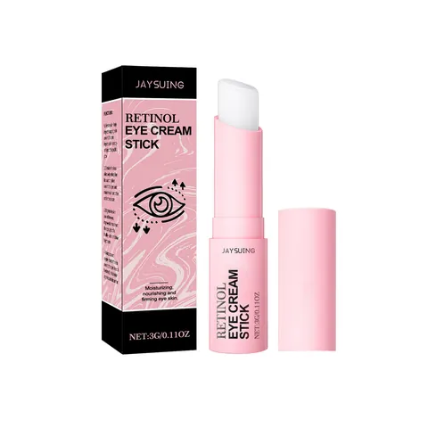 Jaysuing Barra de Crema para Ojos con Retinol Hidratante Firmeza Bálsamo para Ojeras Líneas Finas Cuidado de Ojos Portátil