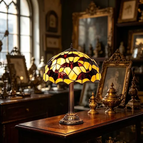 European Vintage Bat Painted Table Lamp Resin Gothic Style Decoration For Halloween Home Bedroom Study Desk Lighting Lamp