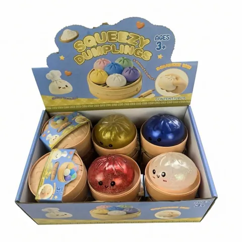 Smiley Gesicht Simulation Dampfbrötchen Squishy Spielzeug Groß Slow Rebound Squeezy Knödel Stressabbau Spielzeug Mit Mini Dampfer