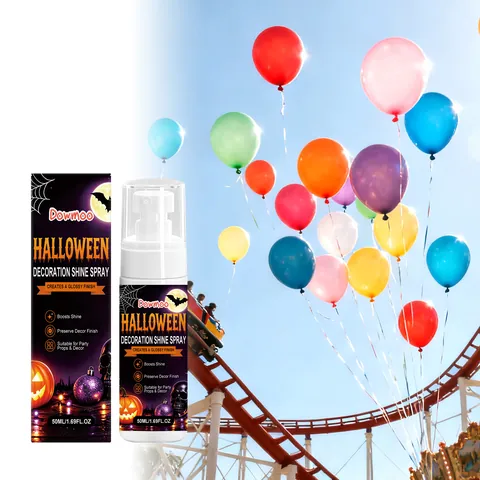 DOWMOO Spray Lucidante per Decorazioni di Halloween Lucidante per Palloncini da Festa Cura delle Superfici Finitura Lucida per Ornamenti
