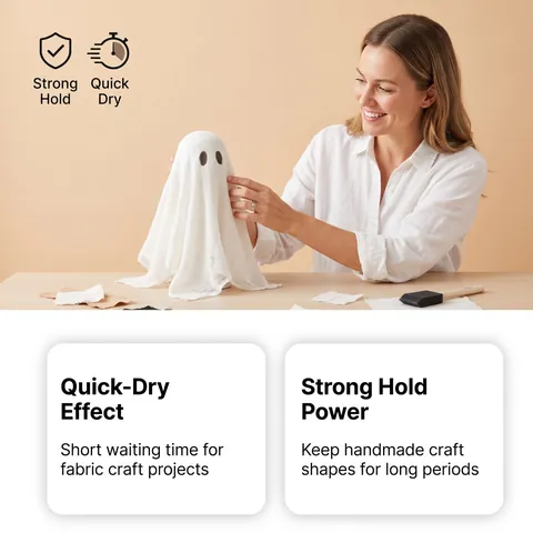 Gauze Ghost Shaping Spray Quick-Drying Fabric Hardener Halloween DIY Ornament Stiffening Liquid For Ghost Decor Party Props
