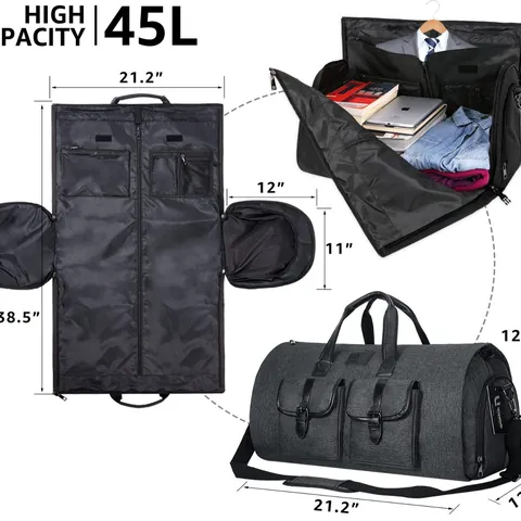 Business Reisetasche Für Anzüge Wasserdichtes Oxford Gewebe Faltbare Duffel Bag Mit Schuhfach Für Herren