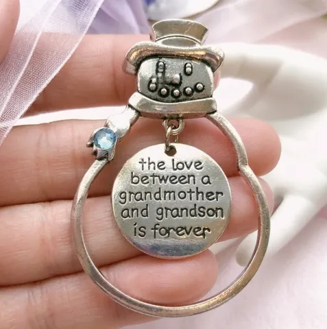 Christmas Silver Alloy Hanging Ornament Heart Star Snowman Tree of Life Pendant For Family Friends Decoration Gift