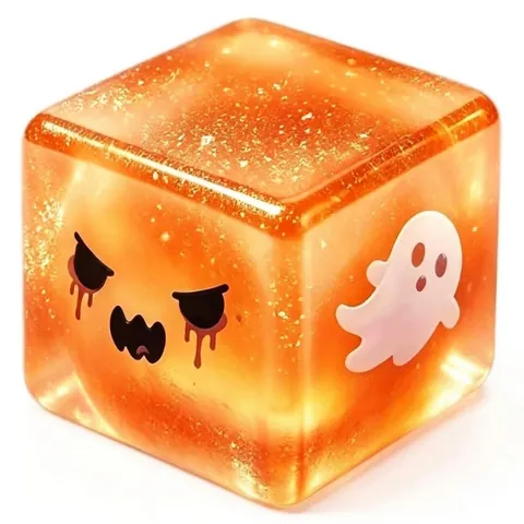 Halloween Squishy Cube Effrayant Fantôme Globe Oculaire Jouet Anti-stress Enfants Adultes Faveurs de Fête Horreur Caoutchouc Souple