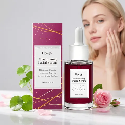 Sérum Hidratante Facial Extracto De Rosa Centella Hidratante Iluminador Cuidado De La Piel Esencia Nutritiva Para Cuidado Facial Diario