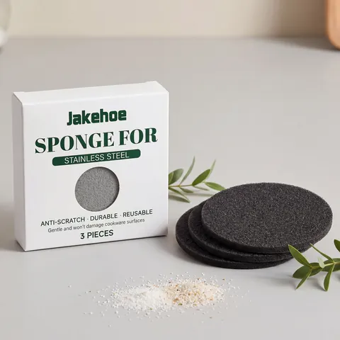 Jakehoe Esponja De Limpieza De Acero Inoxidable Estropajo De Cocina Reutilizable Sin Arañazos Para Ollas Y Sartenes Duradero