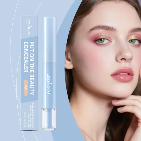 Zephoco Stylo Correcteur Lisse Hydratant Imperméable Éclaircissant Stick de Contour du Visage Longue Durée Maquillage