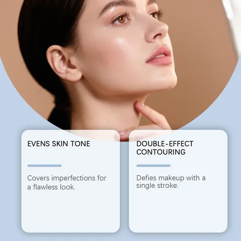 Zephoco Stylo Correcteur Ivory Light Imperméable Longue Durée Éclaircissant Maquillage Contour du Visage Crème Lisse Portable