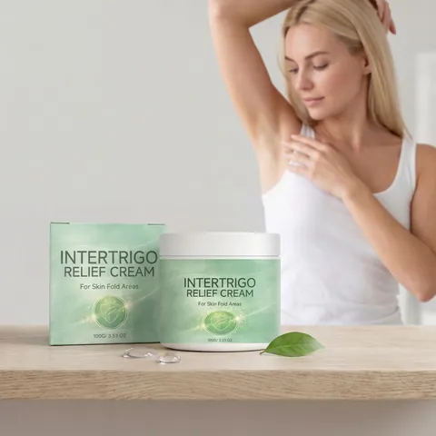 Gentle Intertrigo Relief Cream For Skin Fold Areas Soothing Moisturizing Body Care Ointment For Irritated Skin Daily Use