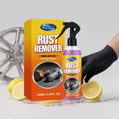 RayHong Car Rust Remover Spray Vehicle Metal Surface Cleaning Maintenance Liquid Rust Inhibitor Maintenance Spray