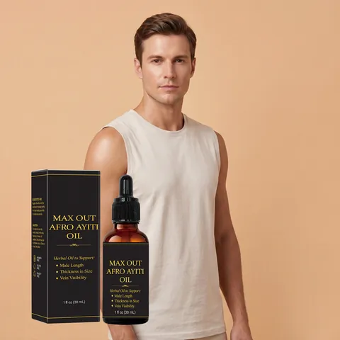Aceite Esencial de Cuidado para Hombres Fórmula de Hierbas Aceite de Masaje Corporal Textura Ligera Absorción Rápida Hidratante Hombre