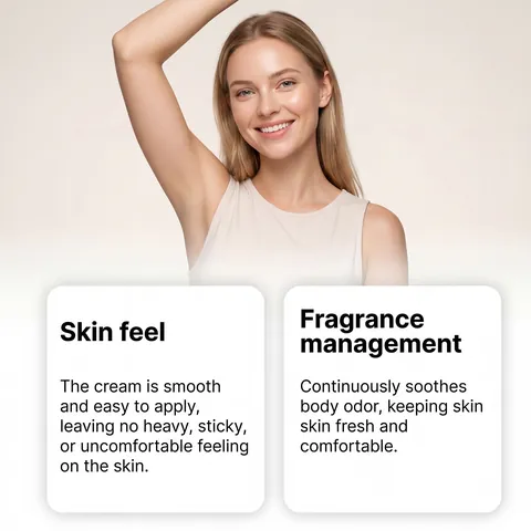 JAYSUING Body Deodorant Stick Long Lasting Refreshing Fragrance Stick VC Niacinamide Skin Brightening Portable Deodorant