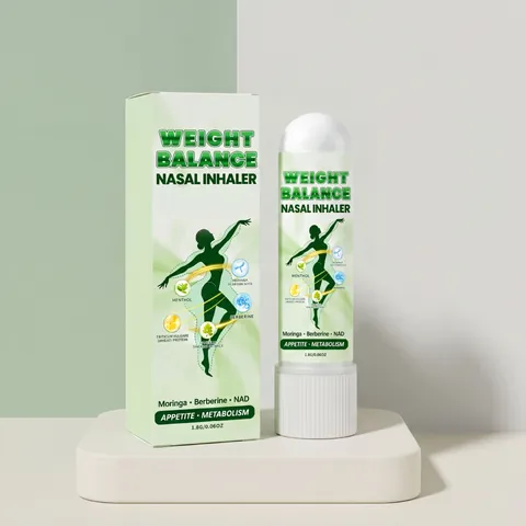 Weight Balance Nasal Inhaler With Menthol Moringa Berberine NAD For Metabolism Support Appetite Control Portable Body Care Inhaler Stick