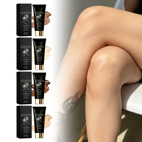Hydrating Body Concealer Waterproof Transfer Proof Long Lasting Coverage For Tattoos Scars Imperfections Body Makeup Cream