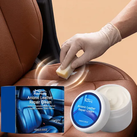 RayHong Leather Repair Cream For Sofa Car Seats Shoes Bags Leather Renovation Cleaning Paste Scratches Cracks Filler