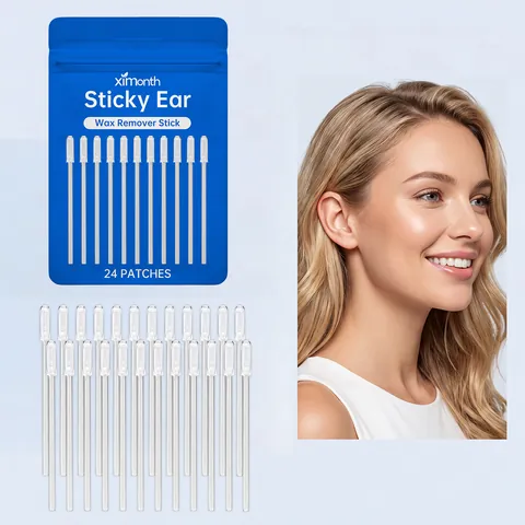 Ximonth Sticky Ear Wax Remover Stick Resin Soft Ear Canal Cleaning Swab Portable Ear Care Tool For Daily Oral And Nose Care