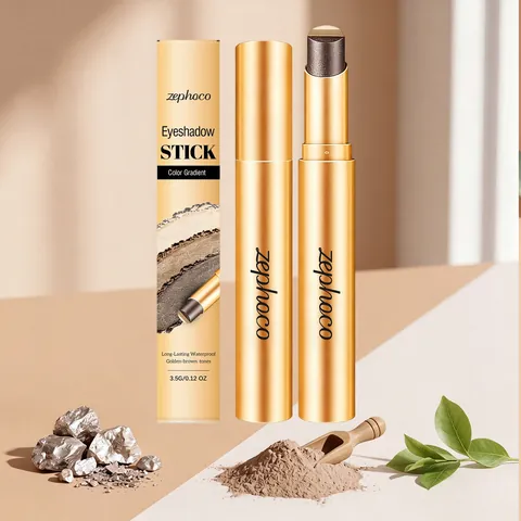 Waterproof Multi Color Long Lasting Eyeshadow Stick Pearlescent Earth Tone Gradient Eye Makeup Pen Shimmering Eyeshadow