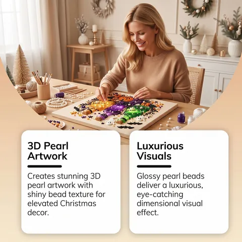 Halloween DIY Diamond Painting Kit 3D Visual Effect Wall Art Decorative Potion Bottle Pumpkin Ghost Craft Wood Frame
