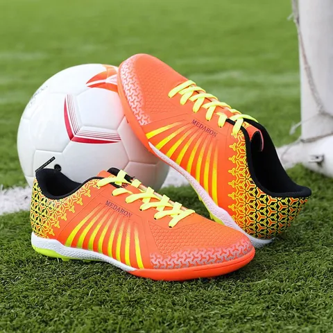 Professional Soccer Shoes For Men Boys Women TF AG Studs Non-Slip Breathable Microfiber Turf Football Boots Training Sneakers