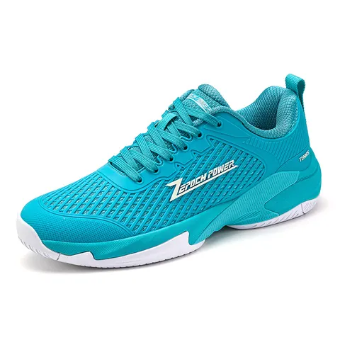 Chaussures de Tennis Professionnelles pour Hommes Femmes Maille Respirante Entraînement Chaussures de Badminton Amortissantes Sport