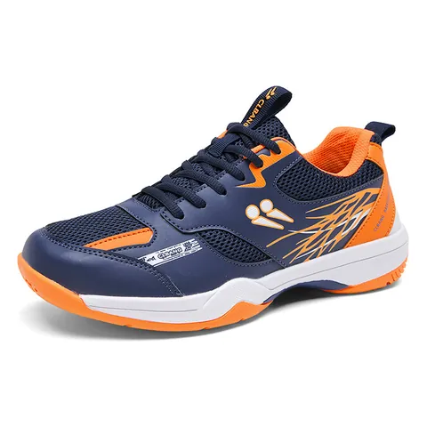 Chaussures de Badminton Respirantes Baskets d'Entraînement de Tennis Légères pour Hommes Femmes Semelle en Caoutchouc Antidérapante